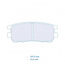Pastiglie freno CL BRAKES -...