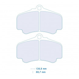 Pastiglie freno CL BRAKES -...