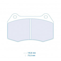 Pastiglie freno CL BRAKES -...