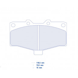 Pastiglie freno CL BRAKES -...