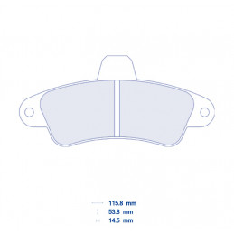Pastiglie freno CL BRAKES -...