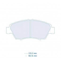 Pastiglie freno CL BRAKES -...