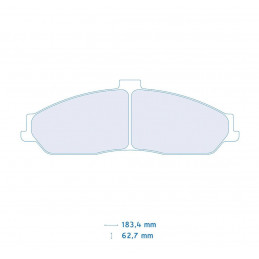 Pastiglie freno CL BRAKES -...