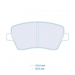 Pastiglie freno CL BRAKES -...