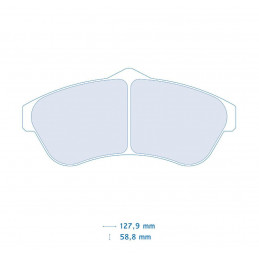 Pastiglie freno CL BRAKES -...