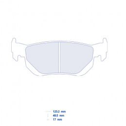 Pastiglie freno CL BRAKES -...