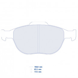 Pastiglie freno CL BRAKES -...