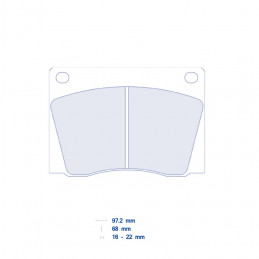 Pastiglie freno CL BRAKES -...