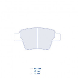 Pastiglie freno CL BRAKES -...