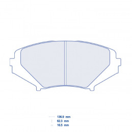 Pastiglie freno CL BRAKES -...