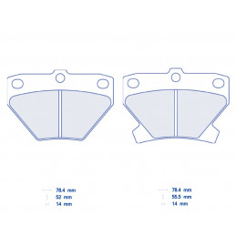 Pastiglie freno CL BRAKES -...