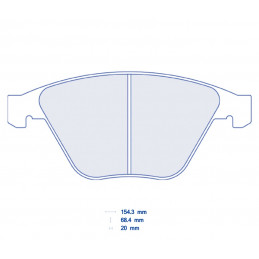 Pastiglie freno CL BRAKES -...