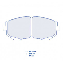 Pastiglie freno CL BRAKES -...
