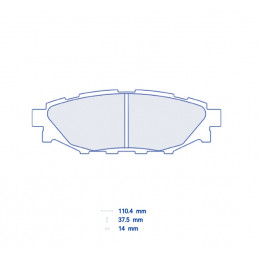 Pastiglie freno CL BRAKES -...