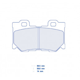 Pastiglie freno CL BRAKES -...