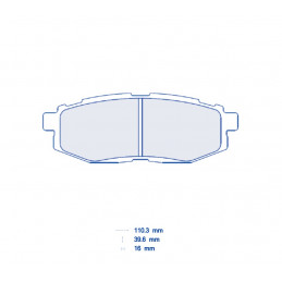 Pastiglie freno CL BRAKES -...