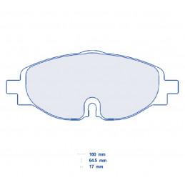 Pastiglie freno CL BRAKES -...