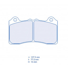 Pastiglie freno CL BRAKES -...