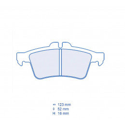 Pastiglie freno CL BRAKES -...