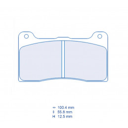 Pastiglie freno CL BRAKES -...