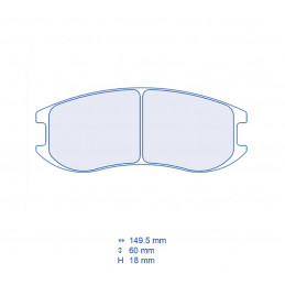 Pastiglie freno CL BRAKES -...