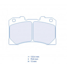 Pastiglie freno CL BRAKES -...