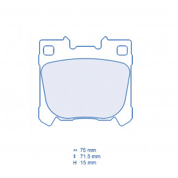 Pastiglie freno CL BRAKES -...