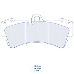 Pastiglie freno CL BRAKES -...