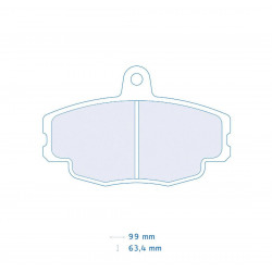 Pastiglie freno CL BRAKES -...