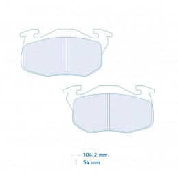 Pastiglie freno CL BRAKES -...