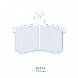 Pastiglie freno CL BRAKES -...