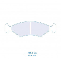 Pastiglie freno CL BRAKES -...