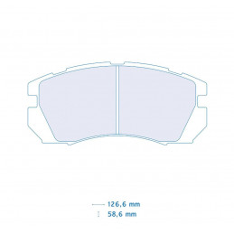 Pastiglie freno CL BRAKES -...