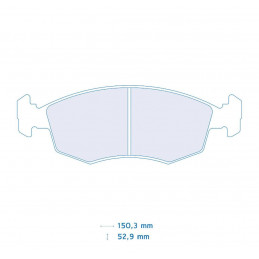 Pastiglie freno CL BRAKES -...