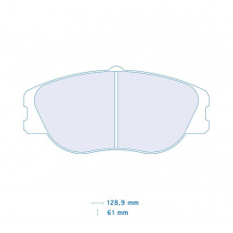 Pastiglie freno CL BRAKES -...