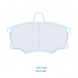 Pastiglie freno CL BRAKES -...