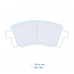 Pastiglie freno CL BRAKES -...