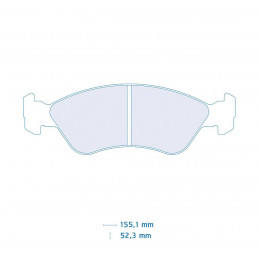 Pastiglie freno CL BRAKES -...