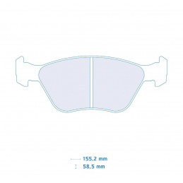Pastiglie freno CL BRAKES -...